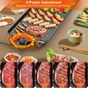 Electric Griddle 1400W Electric Barbecue Grill Hot Plate Cooking BBQ