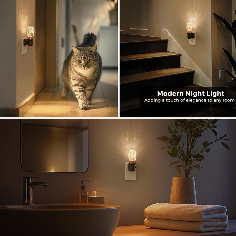L LOHAS LED Night Light, Dimmable Night Lights Plug into