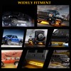 Truck LED Running Board Lights Amber Side Marker Kit, White