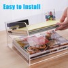 NiOffice Acrylic Desk Organizer, 2 Tier Stackable Clear Acrylic Desk