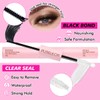 PURELEOR DIY Eyelash Extension Kit Cluster Lashes D Curl 10-16mm