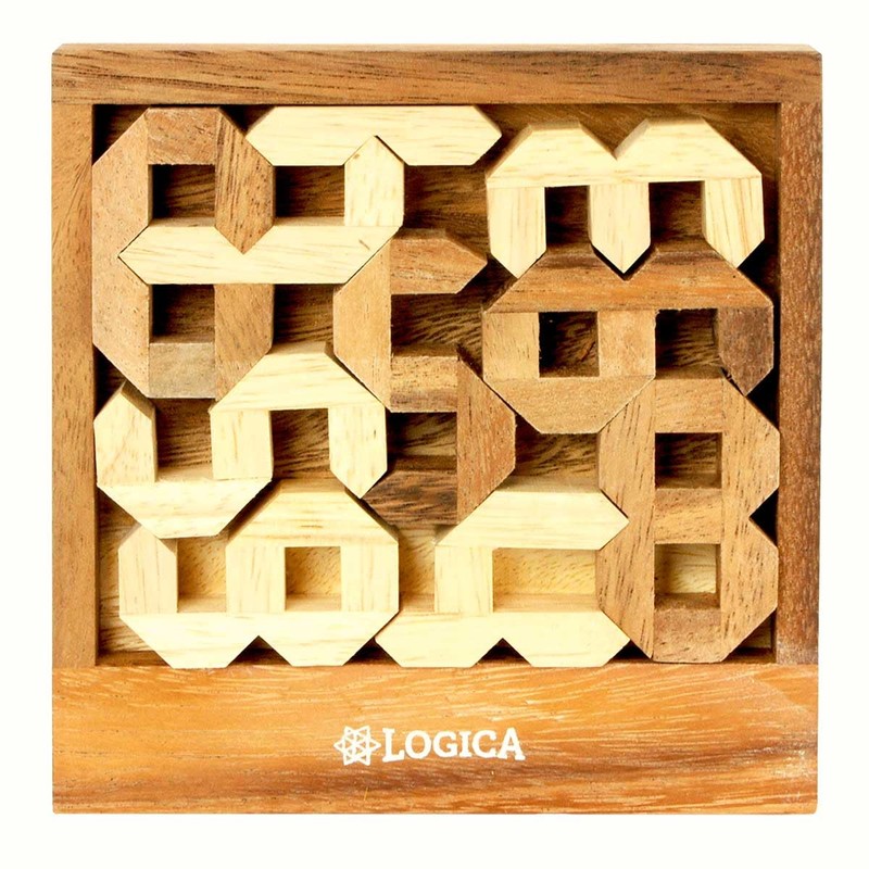 Logica Puzzles Art. Numbers - Digigrams - Geometric Brain Teaser