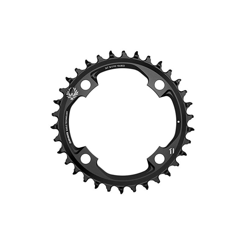 SRAM Europe Unisex - Adult Bicycle Chainring 2286482356 Bicycle Chainring,