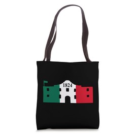 Alamo Flag Remember the Alamo Historical Texas Flag Tote Bag