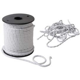 IPEA Lead Tape 100 g for Curtains, Curtains, Fabrics, Mosquito Net - 5 Metres - Made in Italy - Various Gramages - Weight, Weight, Ballast Weight - Lead Braid Colour White - 100 g/m