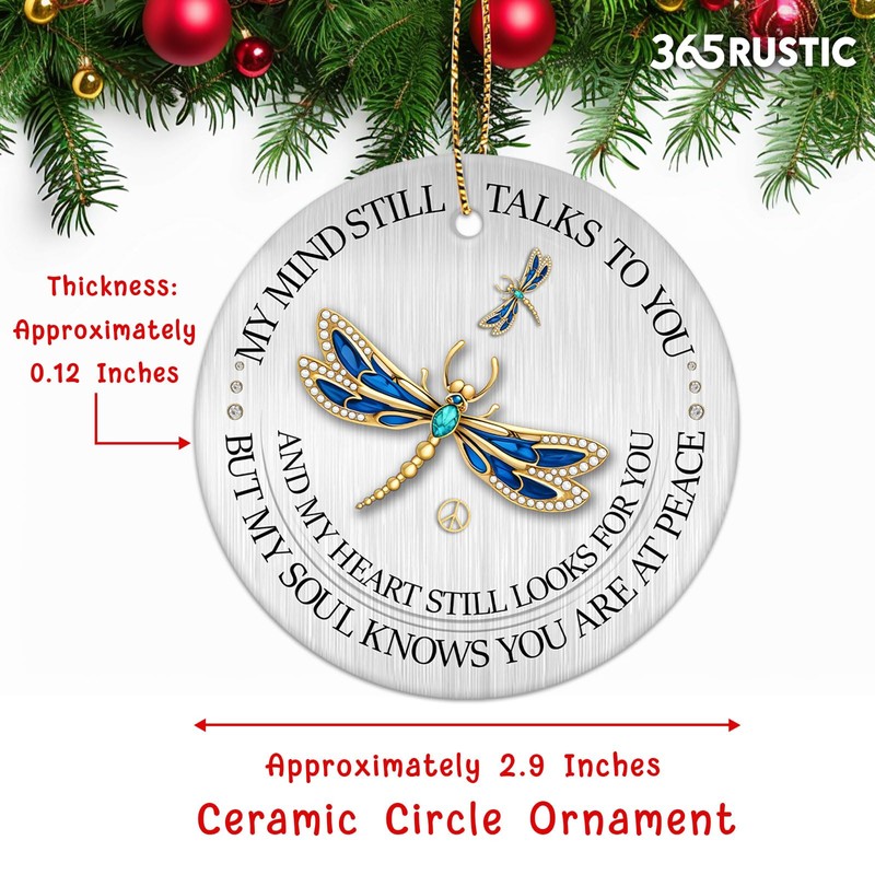 Memorial Christmas Ornament for Tree, Car, Home Decoration, 2-Side Printed