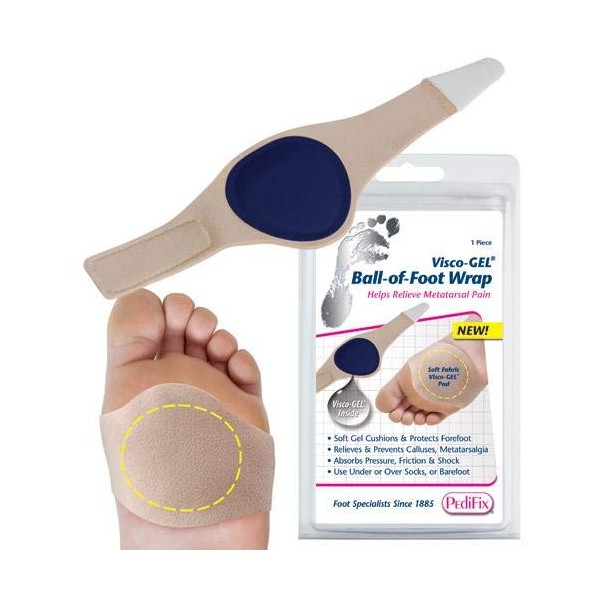 Complete Medical Visco-Gel Ball-of-Foot Wrap, Small, 1 Pound