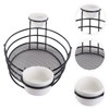 Ciieeo 1Pc Stainless Steel Frying Basket Black French Fries Container