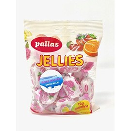 Pallas, Greek Rose Water Soft Sugar Dusted Jellies 100g bag (8 pcs)