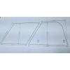 DAXCNC MG MGA NEW SIDE CURTAIN SLIDING WINDOWS SET 1956-1962