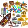 Pirate Adventure Treasure Building Kit - 200+ Piece Pirate Ship