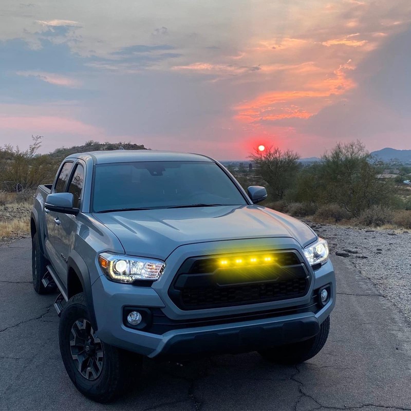 AUTOXBERT Tacoma LED Grille Lights with Harness for 2016 2017