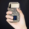 Electric Foil Shavers Bald Foil Blade Reciprocating Double-blade Pusher Digital