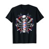Funny Barber Gift For Men Barbershop Pole Tools Hairstylist T-Shirt