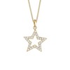 Elli Women's Star Pendant Necklace Astro with Crystals in 925