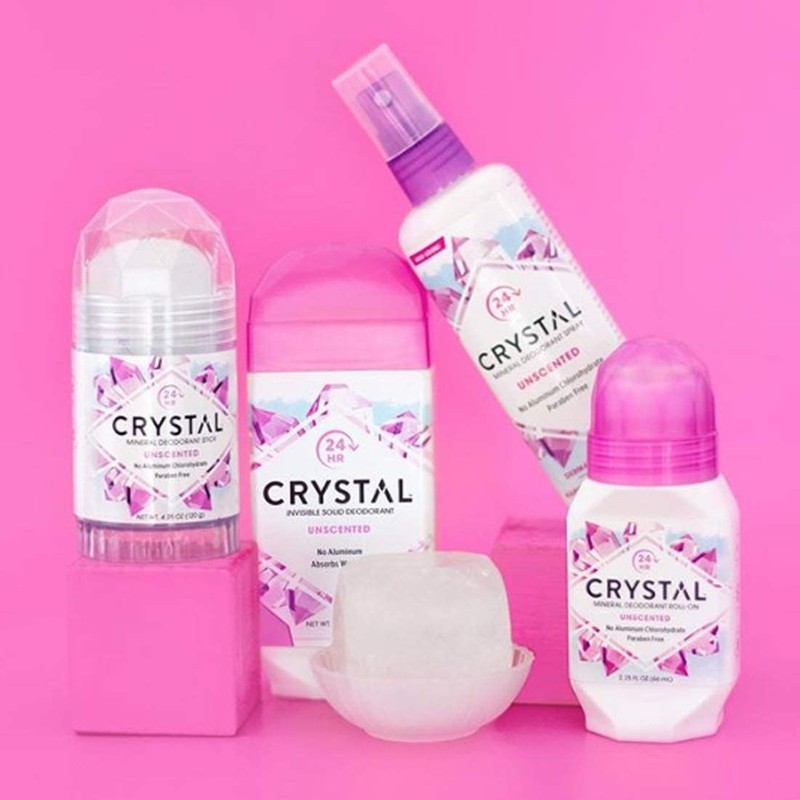 Crystal Mineral Deodorant Spray - Unscented Body Deodorant With 24