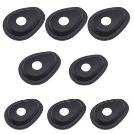 2 Sets Motorcycle Indicator Adapter Plates Compatible with Yamaha MT07 MT09 Indicator Plates Front Rear Indicator Cover Indicator Adapter Plate Made of Plastic in Black