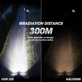 CHUSYYRAY 6X 9005 H11 H11 Combo LED Headlight High Low Beam Fog Light Bulbs Kit 35W 6000K