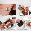 Mura Men's Bi-fold Wallet, Genuine Leather, Coin Purse, Prevents Skimming,