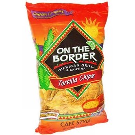 On The Border Cafe Style Tortilla Chips - 24 Oz (Pack Of 6)