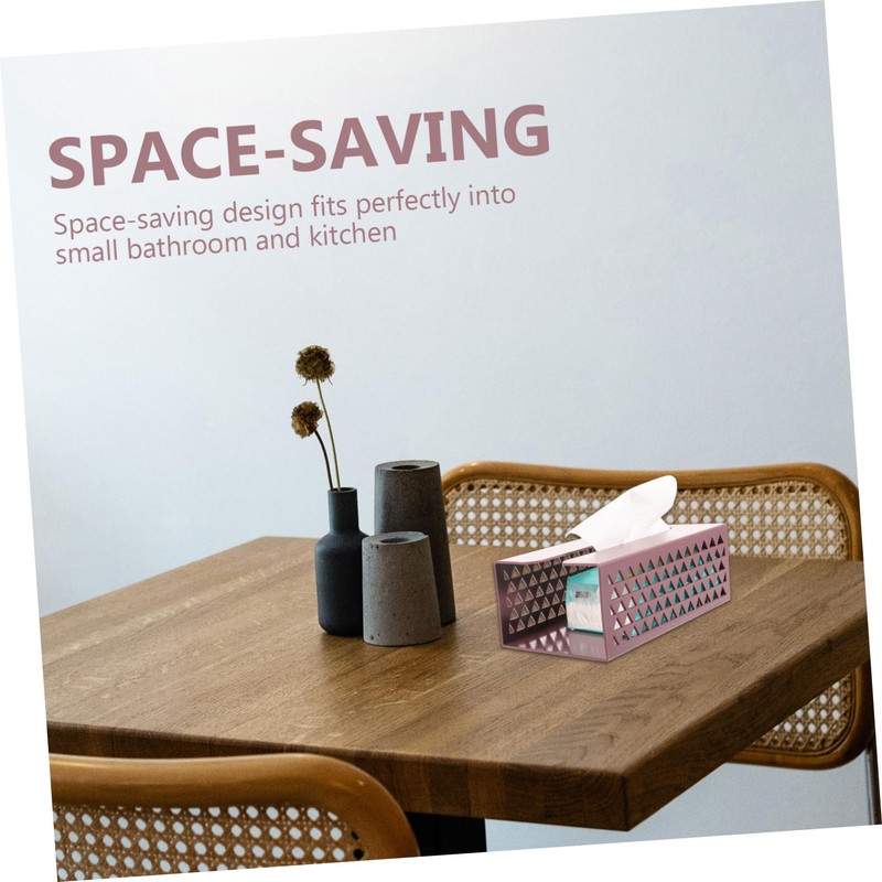 Alipis Compact Wall-Mounted Paper Holder Tissue Box Napkin Container Hides