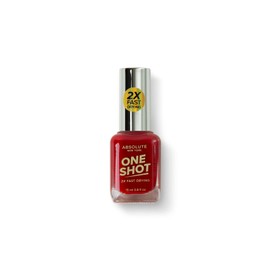 Absolute New York One Shot Nail Polish (Classic Red)