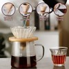 Glass Coffee Server, 500ml / 16.9oz Clear Coffee Carafe with