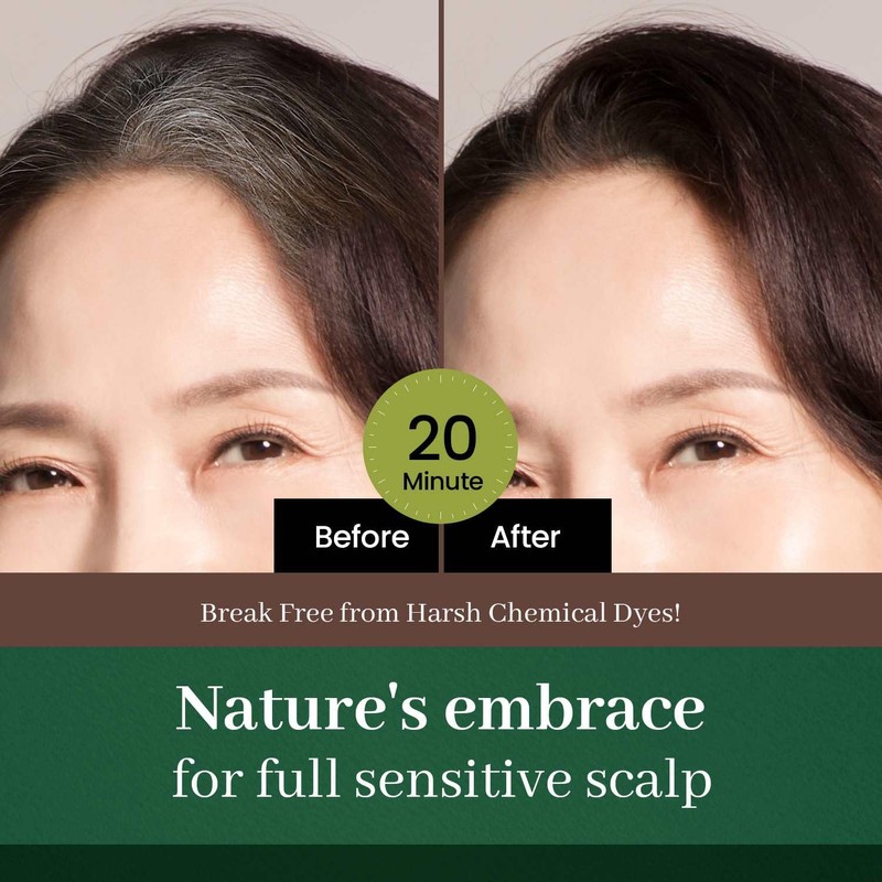 Dongsung Herb Speedy Color Cream(Dark Brown) – Korean Herbal Vegan