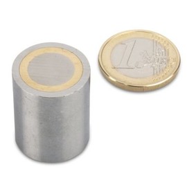 Alnico Bar Hook Ø 20 x 25 mm, Steel, H6 – 9lb