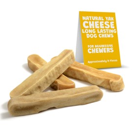 Yeti Dog Chew - Yak Cheese Himalayan Dog Chews - Healthy Long Lasting Dog Chews - Yak Chews for Large, Medium and Small Dogs - Yak Bones for Dogs - Natural Yak Cheese Dog Chews - XL, Bulk 3 lb