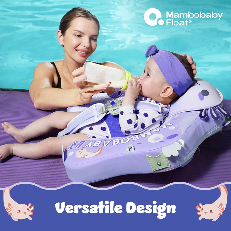 MAMBOBABYFLOAT Sunny Navigator Baby Pool Float with Canopy 2025 —