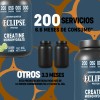 Creatina Monohidratada Eclipse Protein 1kg 200 Servicios