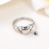 Cremation Jewelry Urn Ring for Ashes for Women Finger Ring