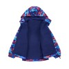 M2C Boys Rain Jacket Lightweight Hooded Fleece Lined Raincoat Camourflage