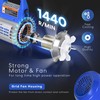 VIVOHOME 110V 1/4 HP 3.5 CFM Single Stage Rotary Vane