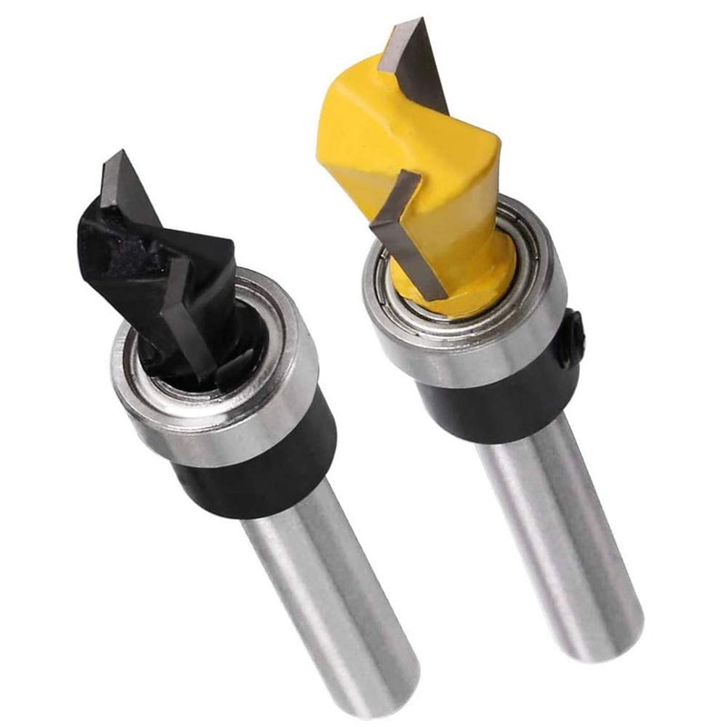 Eyech 2pc Dovetail Router Bit Set 1/4 Inch Shank Dovetail