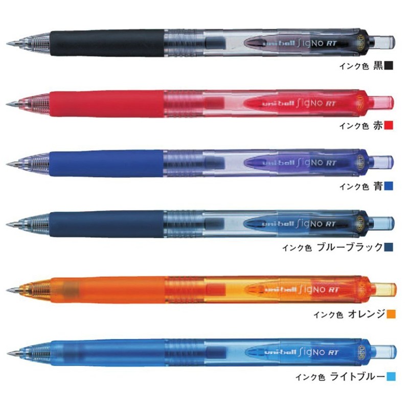 Mitsubishi Pencil Signo RT 0.38mm Blue UMN103.33 Pack of 10