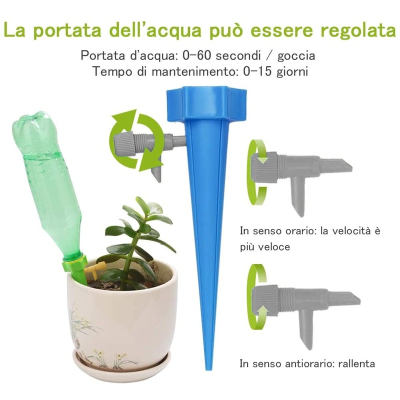 TAVZEW Picos de riego Automático, Bebedero de Plantas, Dispositivos de