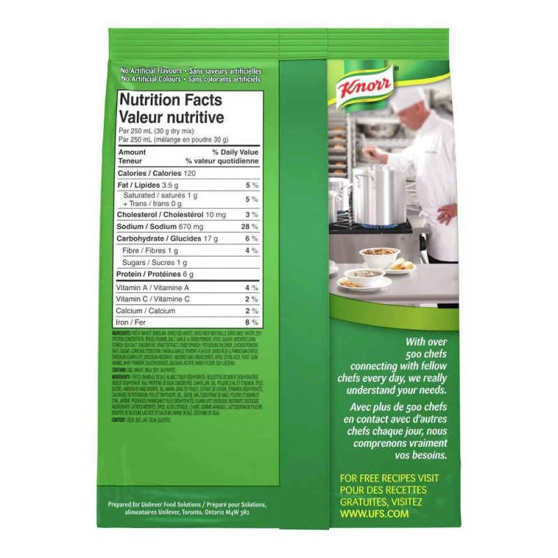 Knorr Soup du jour Italian Style Wedding with Meatballs soup