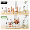 KLM Wood 2-Tier Liquor Bottle Display Shelf, Bar Counter Organizer
