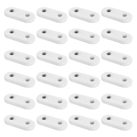 Zimoer 25 Weights for Curtains 12 g, Shower Curtain Weights, Durable, Easy to Use, Lead with White Coating, Ideal for Curtains, Tablecloths and Shower Curtains