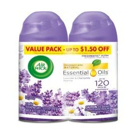 Freshmatic Ultra Spray Refill, Lavender/Chamomile, Aerosol, 6.17oz,2/PK, 3 PK/CT