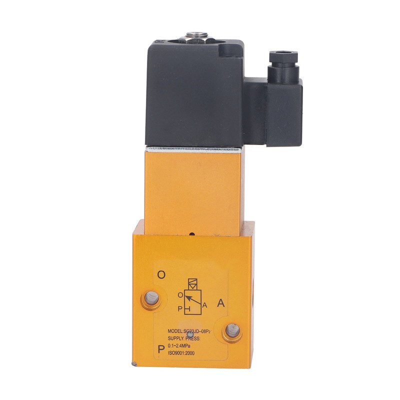 3 Way 2 Position Solenoid Valve G1/4in 8mm High Pressure