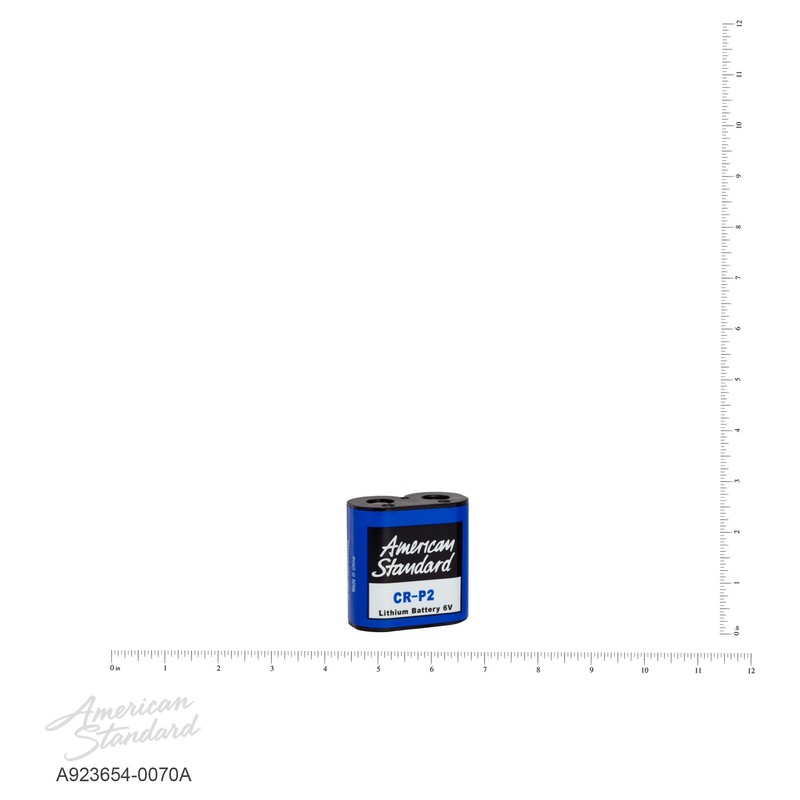 American Standard A923654-0070A Selectronic Battery 6 VCR-P2, Black