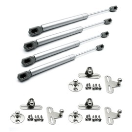 DOJA Barcelona Gas Strut | 50N | 4 Pack Gas Pressure Damper | Shock Absorber | Hydraulic Gas Spring for Kitchen Doors | Kitchen Cabinet, Bathroom, Office, Caravan, Caravan Bracket