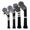 Scott Edward Knit Golf Headcovers Set of 4 Handmade Drivers