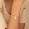 Turandoss Gold Initial Bracelets for Women Trendy - 18K Gold