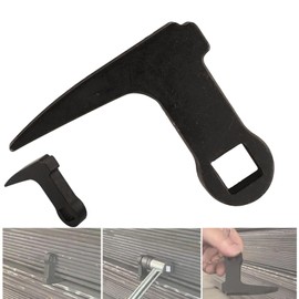 2024 New Upgrade Crowbar Adapter Head, 1/2" Drive Pry Bar Wrench, 90° Bend, with Knockable Head, Compact Repair Tool for Narrow Gaps, Thickening Half Shaft Adapter Repairing Head Tools