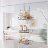 Shower Caddy Over the Door Organizer: Bath Rack Hanging Over