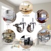 Casters Set of 4 Heavy Duty,1.5 Inch Heavy Duty Caster